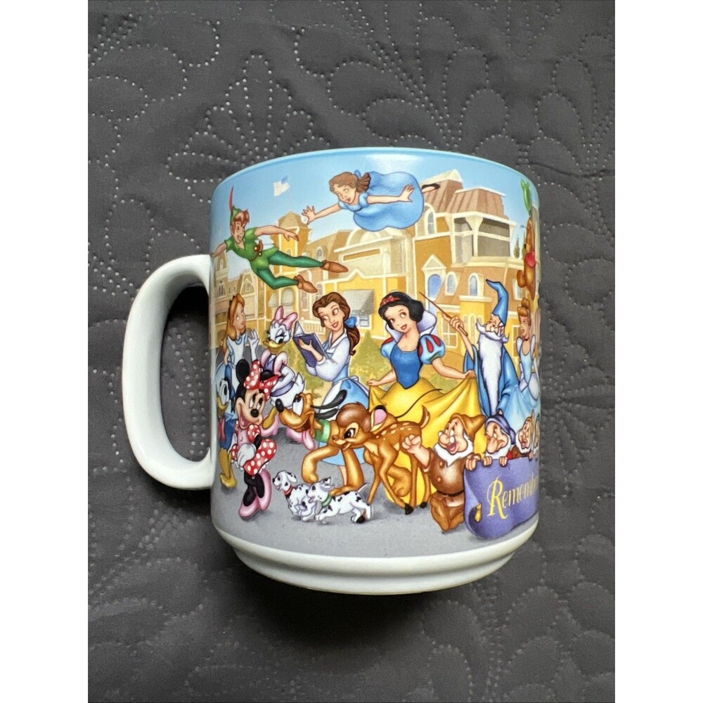 Walt Disney World 25th Anniversary VTG Remember The Magic Coffee Mug 1996 Home